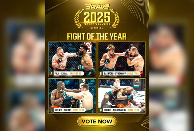 Voting is on for BRAVE CF Fight of the Year